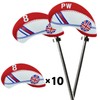 Golf Iron Head Covers with Number Printed Value 10 Pcs/Set,