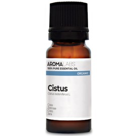 BIO - CISTUS Essential Oil - 10mL - 100% Pure, Natural, Chemotyped and AB Certified - AROMA LABS (French Brand)