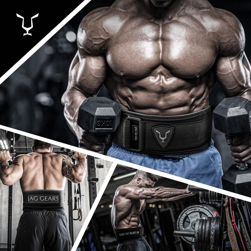 JAG GEARS Weight Lifting Belt | Adjustable Neoprene Powerlifting Belt
