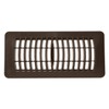 Mr. Heater 131901 Louvered Plastic Floor Register, 4x10 Inch, Brown