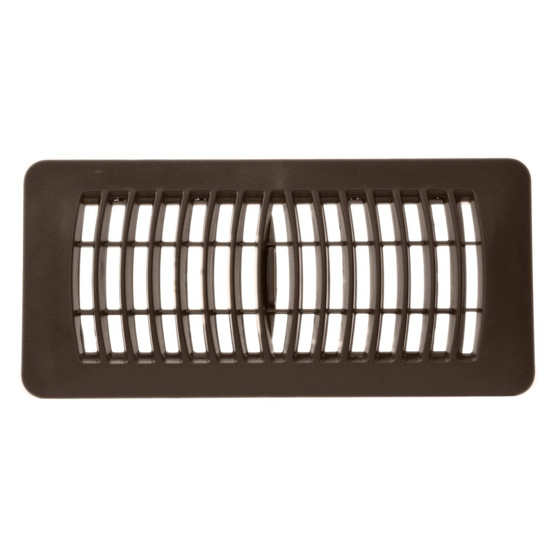 Mr. Heater 131901 Louvered Plastic Floor Register, 4x10 Inch, Brown