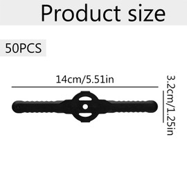 Lotsdonxia 50 Pcs String Trimmer Head Blades Replacement Durable Plastic Lawn Mower Blades Easy-to-Install Weed Cutter Head for Garden, Yard, and Lawn Maintenance