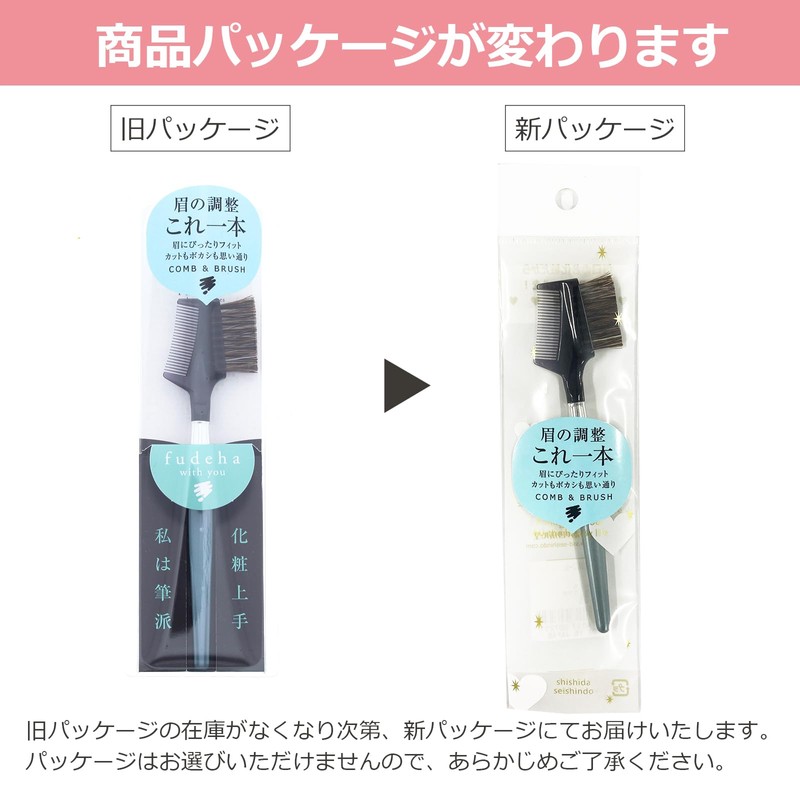 Shishida Seishindo PA-05 Makeup Brush, Brush & Comb