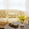 Ogiselestyle Farmhouse Throw Pillow Cover with Simply Blessed Quotes, 12