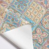 KP HOME PVC Table Cloth Wipe Clean Lisbon Tiles Pattern