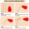 Ftyiwu 60 Pack Hand Sewing Needles, Embroidery Needles Kit Assorted,