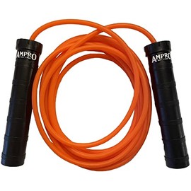 AMPRO Contoured Bearing 10ft Adjustable Jump Rope - Skipping Rope