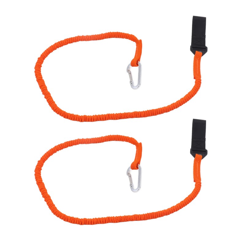 2pcs Kayak Paddle Leashes Stretchable Safety Canoe Paddle Leash Kayak