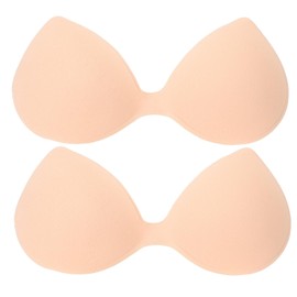 BESPORTBLE 2Pcs Removable Insert Pads for Sports Soft and Lightweight Cup Inserts for Active Lifestyles for Nursing and Backless Dresses Comfortable and Easy to Replace