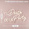 Britrio Til Death DO US Party Neon Light Sign for