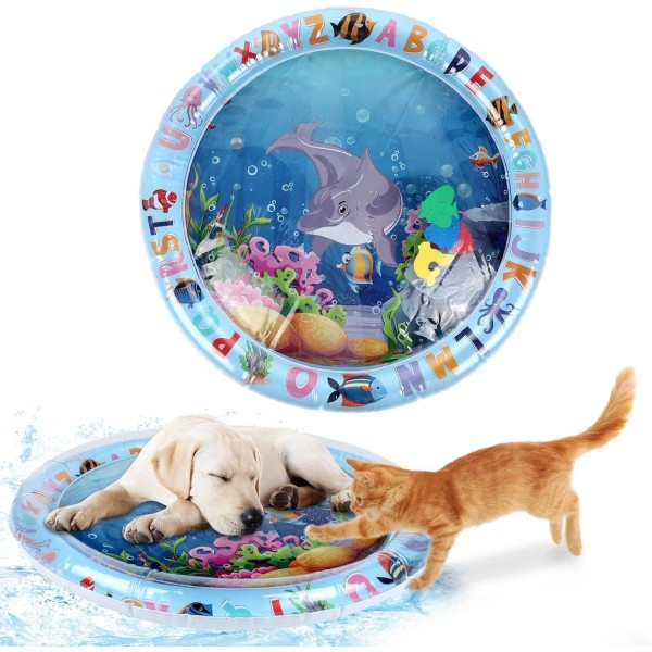 Unbranded Thickened Cats Water Mat 25.6",Water Filled Cat Cooling Mat
