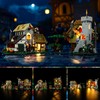 YEABRICKS LED Light for 10332 Icons Medieval Town Square Building