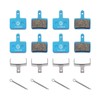 Teyssor Bicycle Brake Pads 4 Pairs Brake Pads for Shimano