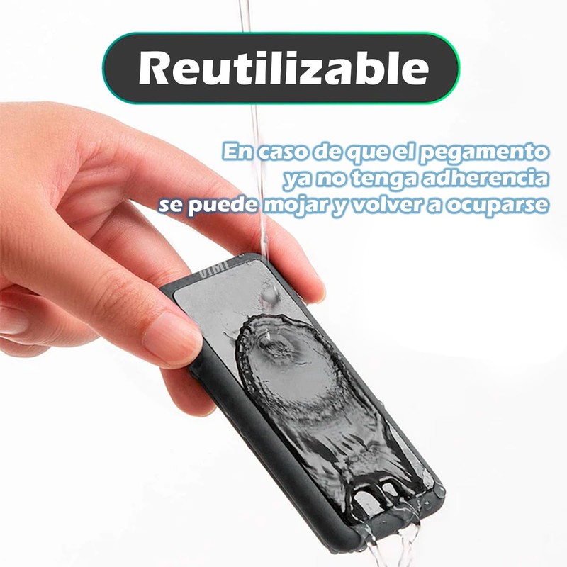 Soporte Con Clips Magnético Para Organizar Cables Escritorio (NEGRO)