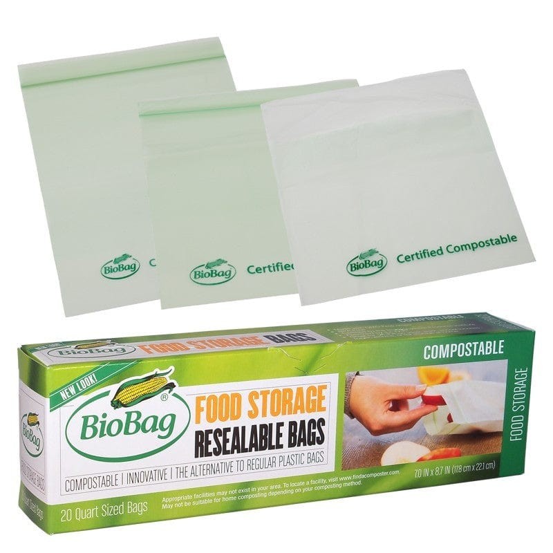 BioBag Resealable Food Storage Bags (20)