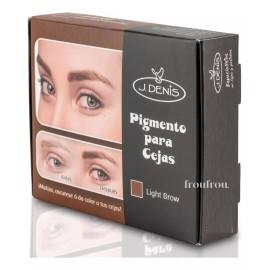 J. Denis Kit Pigmento Para Cejas Profesional Light Brown J Denis Inde
