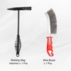 sourcing map 2pcs Welding Chipping Hammer 11.3" Slag Hammer with