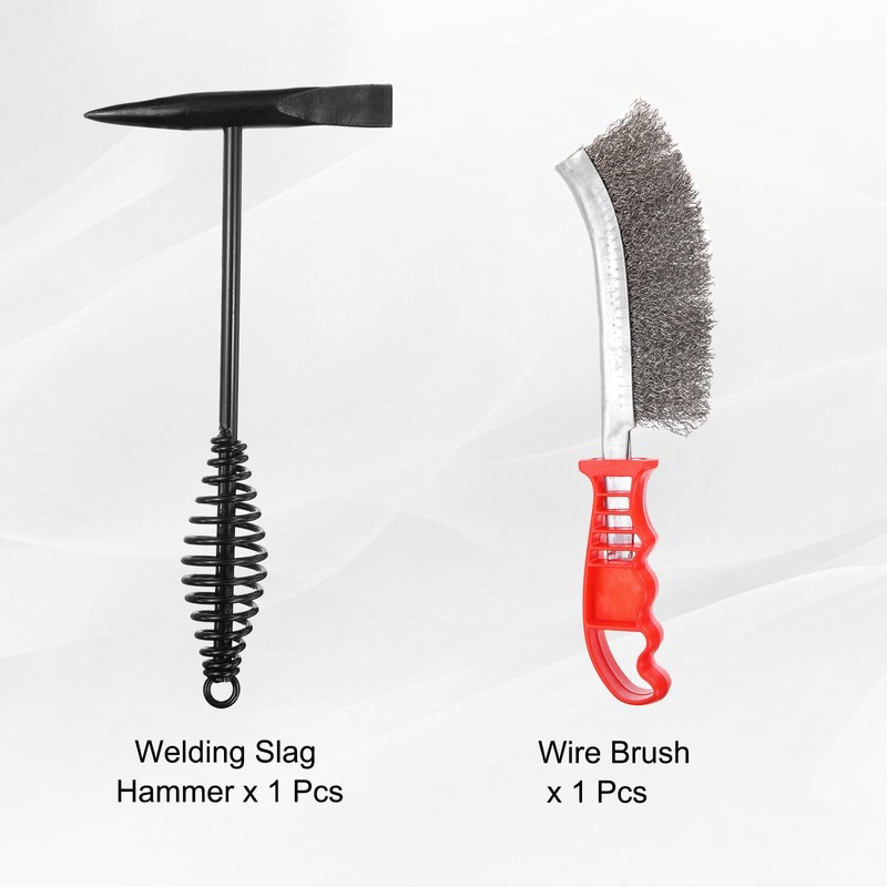 sourcing map 2pcs Welding Chipping Hammer 11.3" Slag Hammer with