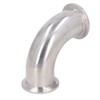 Sanitary Elbow Fitting 90° Stainless Steel Good Sealing Rustproof Pipe
