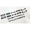 4Pc Set Denali Yukon Emblems Fender Door Rear Tailgate Letters
