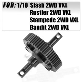 hopsupRC 48P 86T Spur Gear&Slipper Clutch&Transmission Gear&Slipper Rebuild Kit&Pressure Plate Upgrades Part for 1/10 Slash 2WD(VXL),Rustler/Stampede/Bandit 2WD(VXL), Hops up,Red