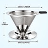 Premium Reusable Coffee Filter for Pour-Over Brewing – Double-Layer 304