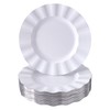 Silver Spoons Fancy Appetizer Plates | 20 pc | Heavy