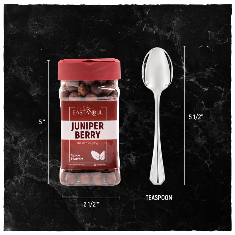 Eastanbul Juniper Berries Whole 3.5oz, Natural Juniper Berries for Gin