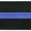 Thin Blue Line Patch Embroidered Tactical Applique Army Morale Hook