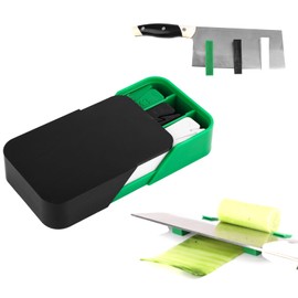 Kitchen Cutting Assistant, 3.46x2.32x0.79in Multifunctional Food Slicer Holder Vegetable Slicer Assistant Food Even Cutting Tool for Kitchen Slicing Meat Fruit Vegetable