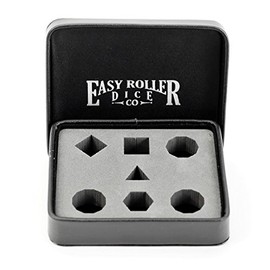 Dice Display and Storage Box – Display Your Favorite 7 Piece Set or Store up to 21 Dice. Leatherette Material with Removable Foam Insert