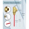 91604 RV Water Heater Temperature & Pressure Relief Valve, 1/2"