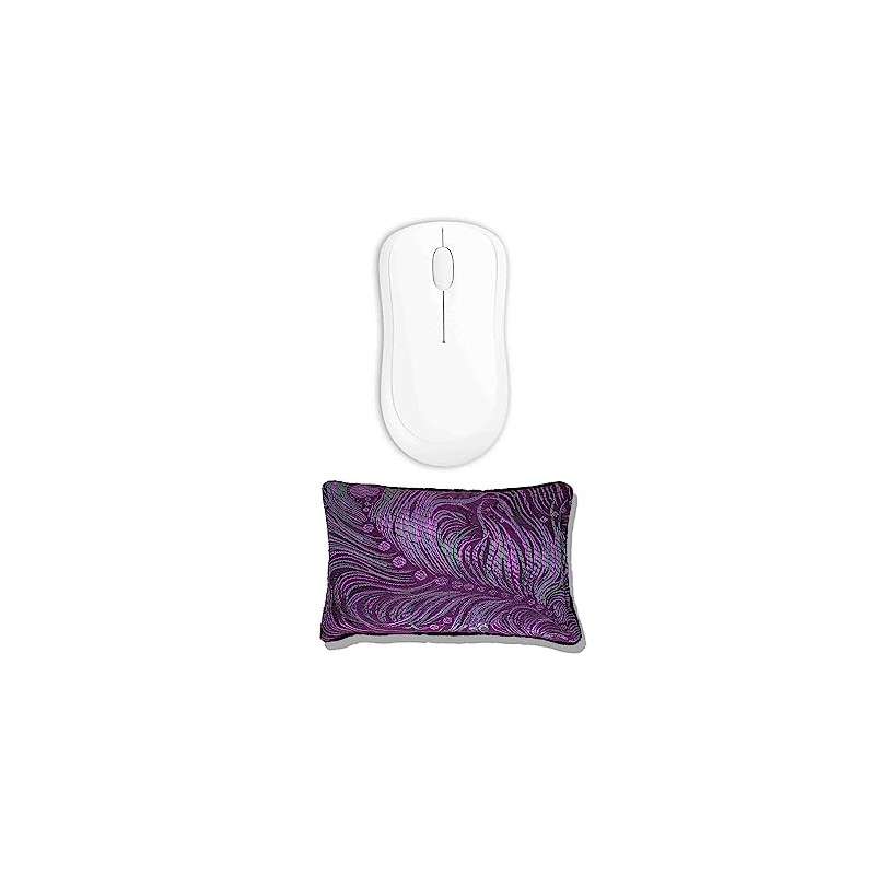 Candi Andi Satin Brocade & Crushed Velvet Mouse Wrist Rest