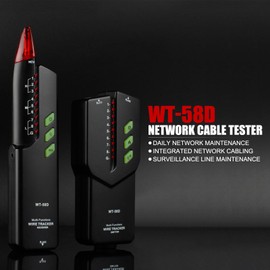 EVTSCAN Handheld Wire Tracker, with Adjustable Sensitivity, Signal, NCV, Fault Detection, Continuity Testing, for Home Wall Electric Wire, Network Cable, Phone Line Tracing