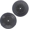 SPARES2GO Round Carbon Filter Pair compatible with Elica Cooker Hood
