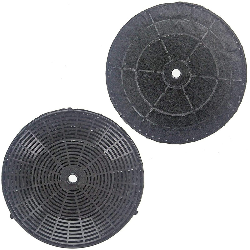 SPARES2GO Round Carbon Filter Pair compatible with Elica Cooker Hood