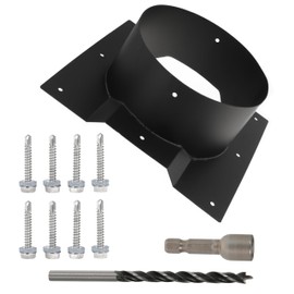 8" Shipping Container Vent 8 Inch Corrugated Roof Vent Adapter Roof Vent Adapter Fits for Whirlybird Roof Turbines, Set of 1