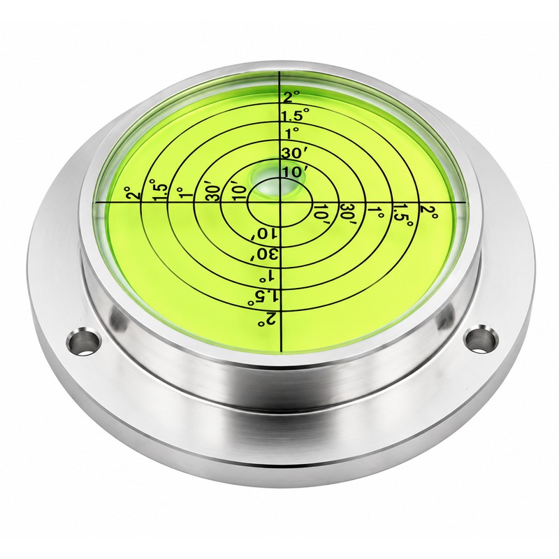 Metal Disc Bubble Level Tool for Precision Alignment – Compact