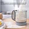 Locadence Flour Sifter, Hand Press Double Layer Handheld Flour Strainer