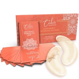 Calés - Under Eye Patches for Dark Circles Collagen Eye Mask for Puffy Eyes with Hyaluronic Acid Under Eye Pads for Wrinkles Gold Eye Masks Under Eye