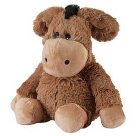 Warmies Warmies Plush Donkey Microwavable, Heatable Cuddly Teddy Lightly Scented with French Lavender, Hot or Cold for Relaxation and Warm Relief