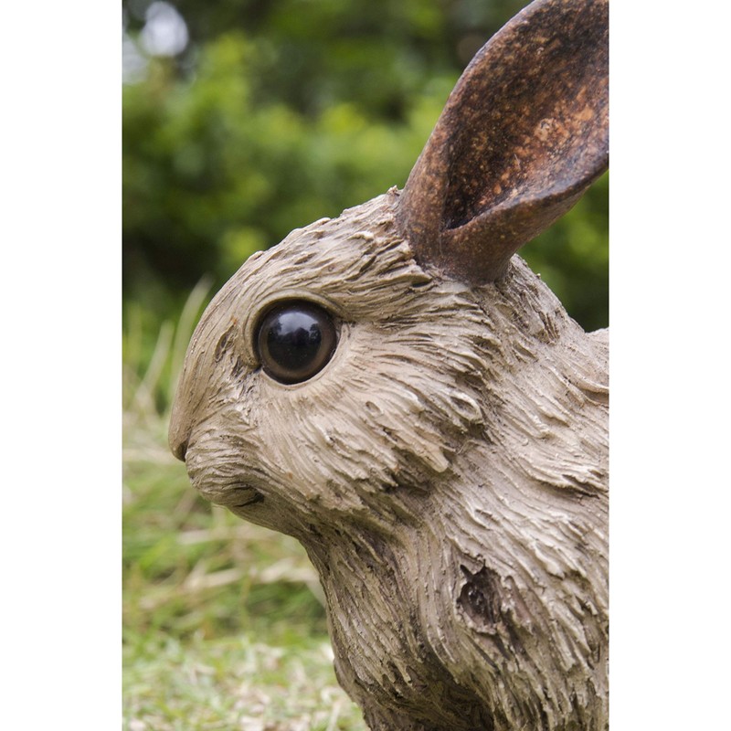 Hi-Line Gift 87650-D Small Driftwood Rabbit Statue