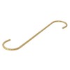 Wake Sangyo Kabette KA-J53 S-Shaped Hook, Brass, 7.9 inches (200