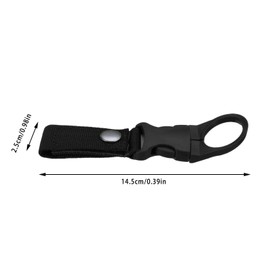 Outdoor Bottle Carrying Clip,Portable Bottle Holder Nylon Webbing Strap Clip - Bottle for Outdoor Camping, Hiking,