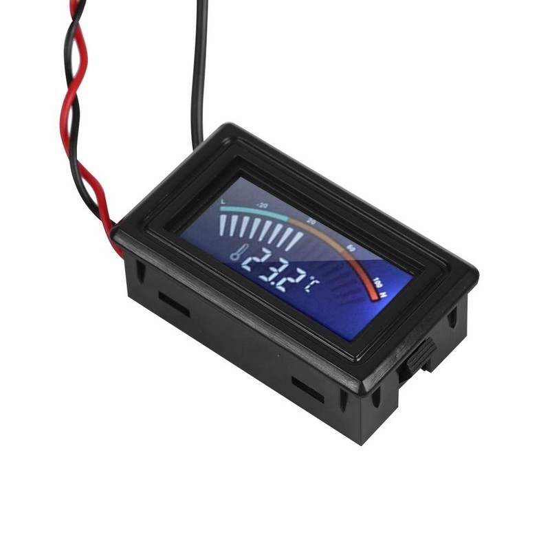 Socobeta Temperature Meter PC Water Cooling System Pointer Display Thermometer