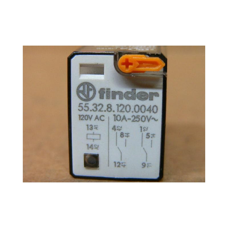 Finder 55.32.8.120.0040 120Vac Quick Connect Power Relay