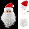 LEKTIST Santa Hats and Beard Christmas Decorations, Santa Beard and
