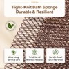 Esponja de red africana para la ducha, 2 esponjas exfoliantes