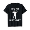 It's My Birthday Lifting Weights Lover Vintage Retro T-Shirt