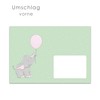 Cute Writing Paper Set for Children with Elli Elephant Motif